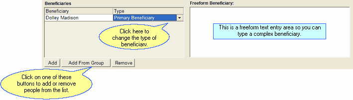 Adding Beneficiary Designations Adding Beneficiary Designations