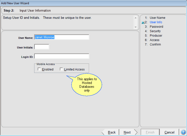 Basic User Login Information Basic User Login Information