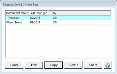 Manage Saved Queries Manage Saved Queries