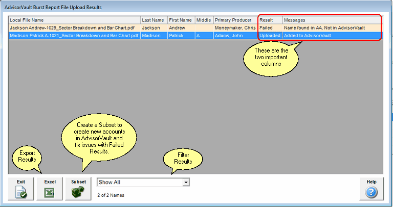 Results are shown on this sheet. Results are shown on this sheet.