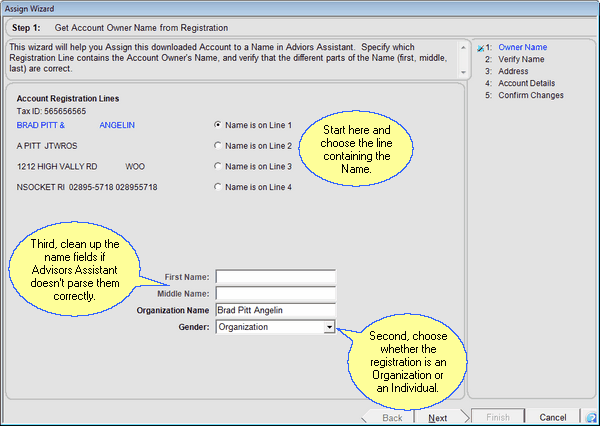 Screen Format When No Tax ID Match Is Found Screen Format When No Tax ID Match Is Found