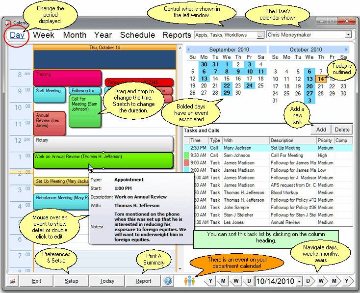 Calendar Day View Calendar Day View