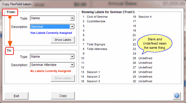 Click copy to execute the copy function