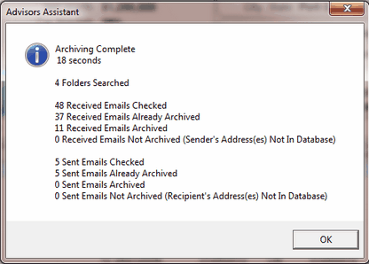 Manual Archive Results