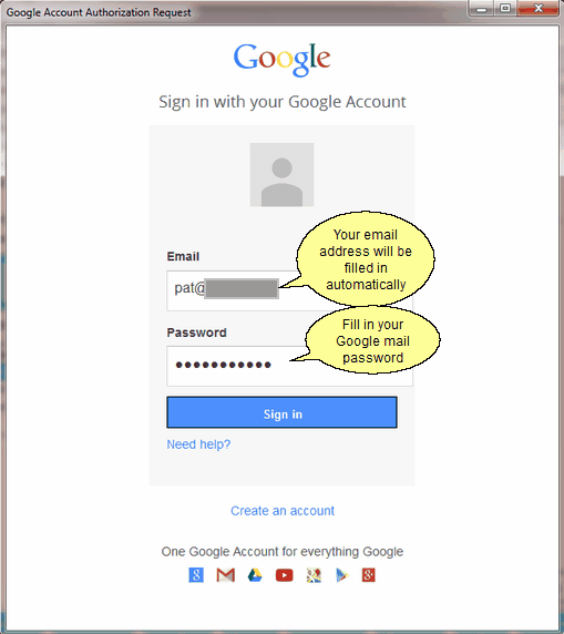 Screen 15: Enter Your Password For Your Google Account Screen 15: Enter Your Password For Your Google Account
