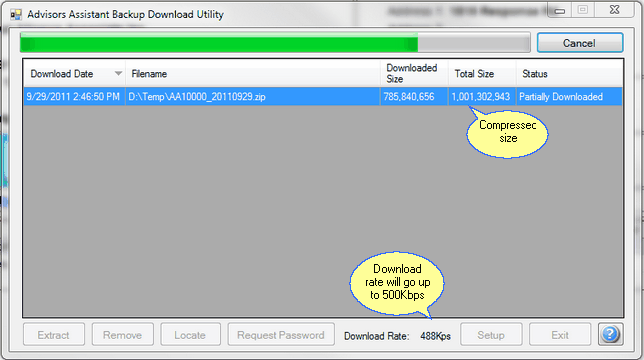 While the download is running While the download is running