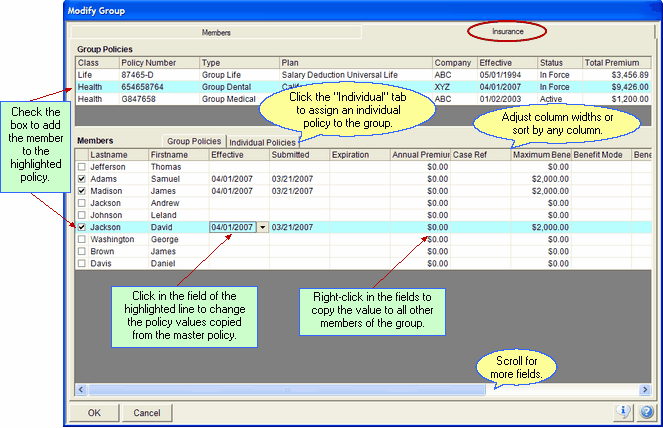 Copy Group Policies To Members From The Modify Group Screen Copy Group Policies To Members From The Modify Group Screen