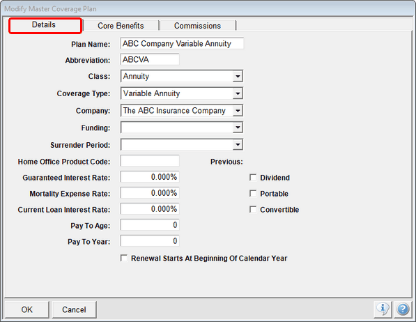 ModifyMasterCoverageDetailsTab