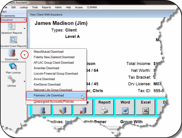 The steps to process are highlighted in Red