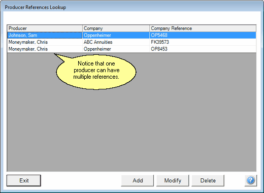 ProducerReferencesLookup