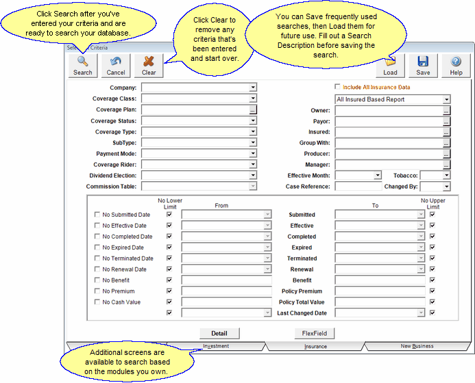 SelectionCriteriaInsuranceDetails