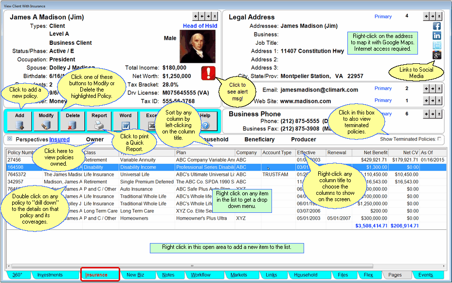 ViewClientWithInsurance